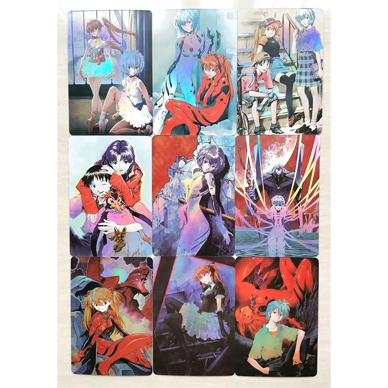 20Pcs/set Neon Genesis Evangelion EVA Card Ayanami Rei Ikari Shinji DIY Collection Card Christmas Birthday Gift Game Toys