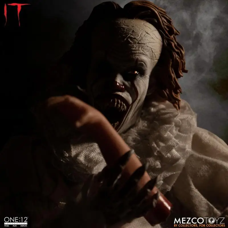 Original Mezco ONE:12 Pennywise Anime Action Collection Figures Model Toys Gifts for Kids