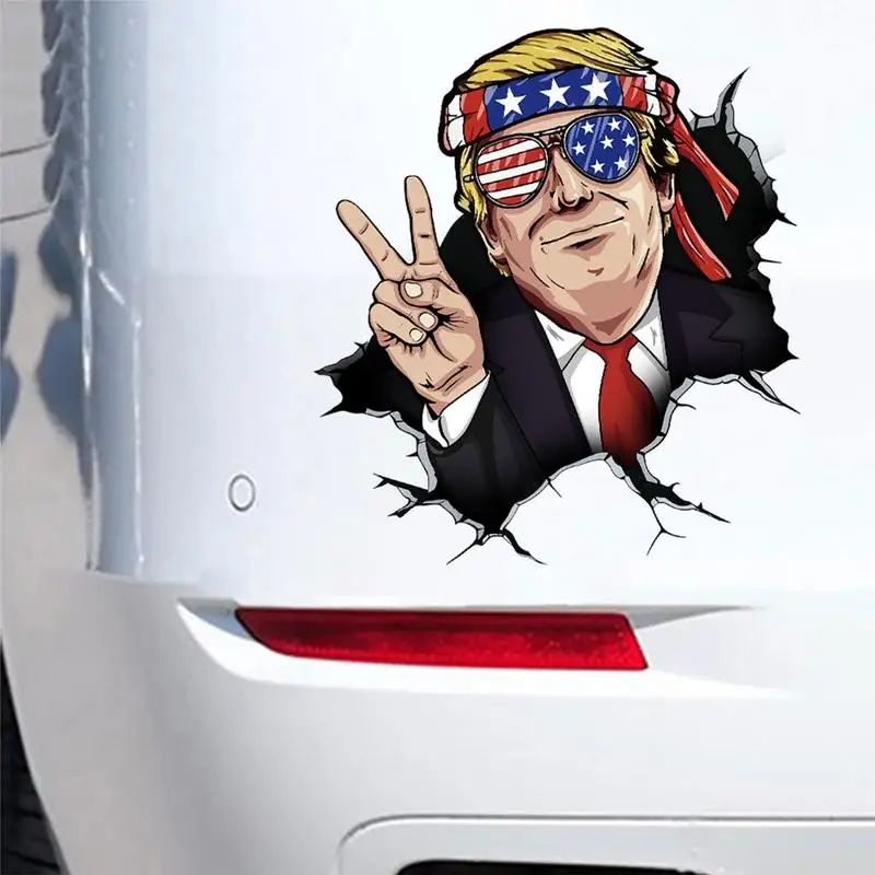 President Car Decal President Decorative Car Stickers President Decals Stickers For Truck Window Unique President 2024 Stickers