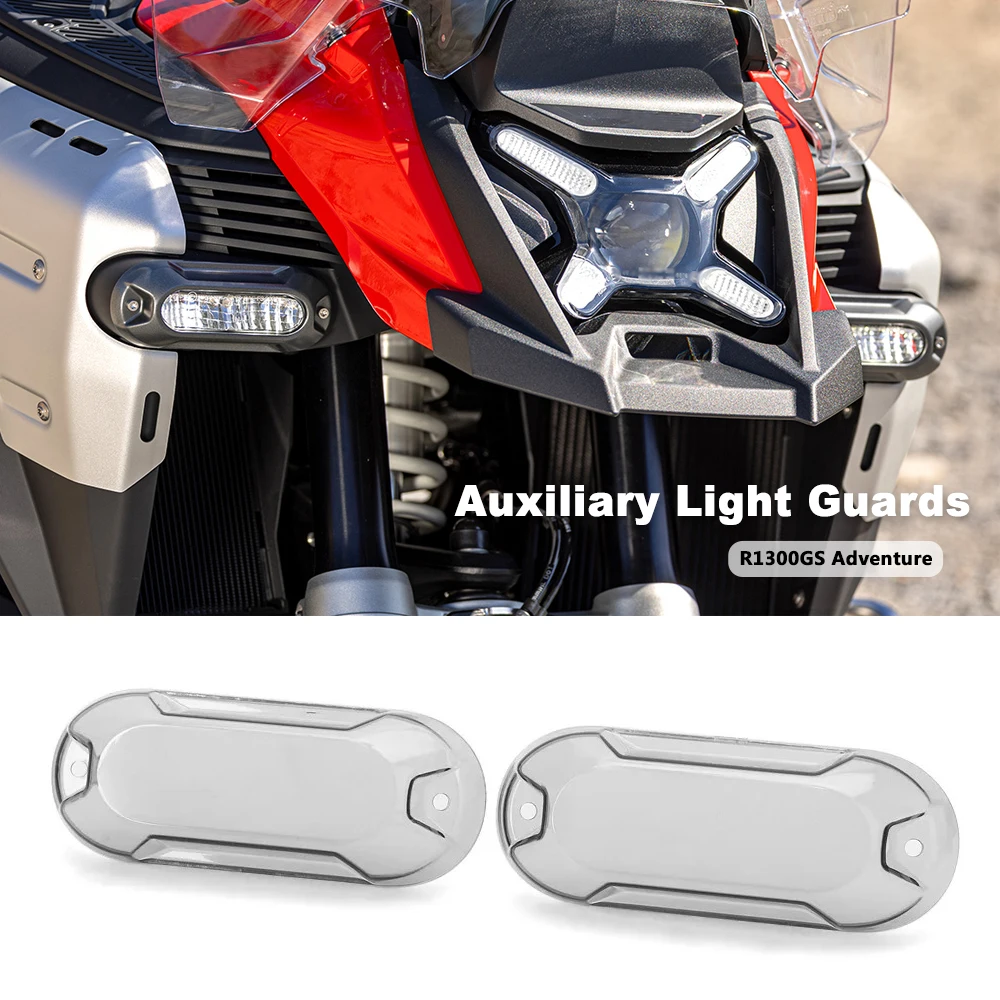 

For BMW R1300GS Adventure R1300 GS R 1300 GS ADV 2024 2025 Motorcycle Front Auxiliary Signal LED Light Protection Cover Acrylic