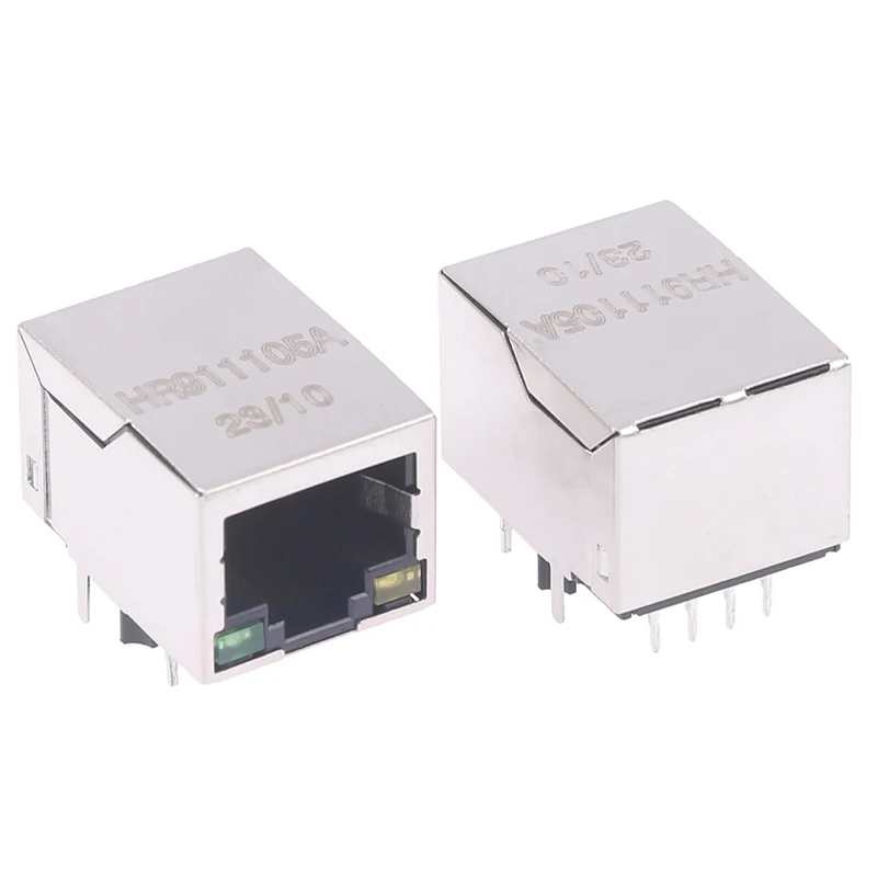2 Stuks Hr911105a Ethernet Interface Rj45 Netwerk Transformator 100M Enkele Poort Rj45 Connector