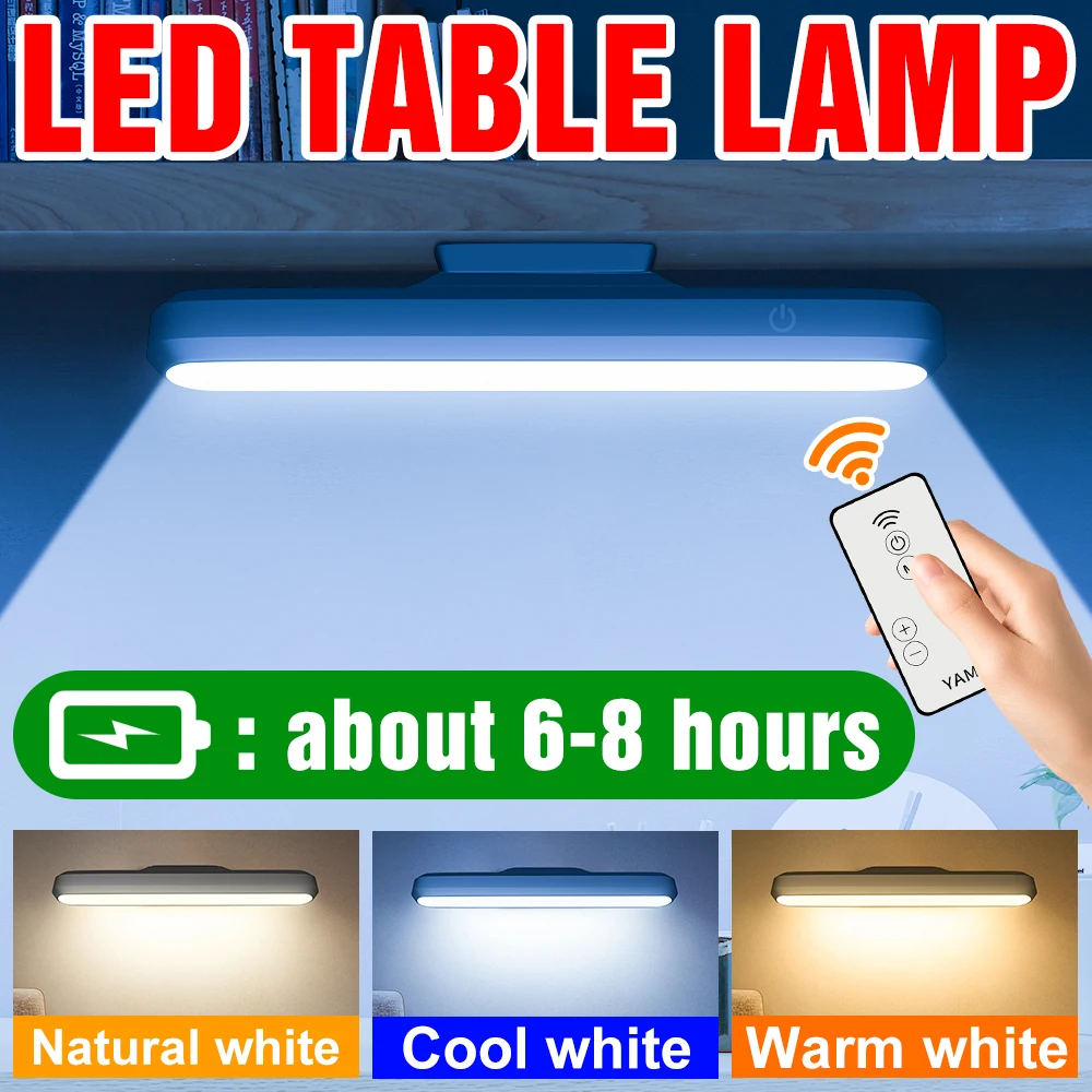 

Reading LED Table Lamp USB Dimmable Desk Light Bedside Book Lamp Bedroom Night Lamp Eye Protection LED Light for Student Office