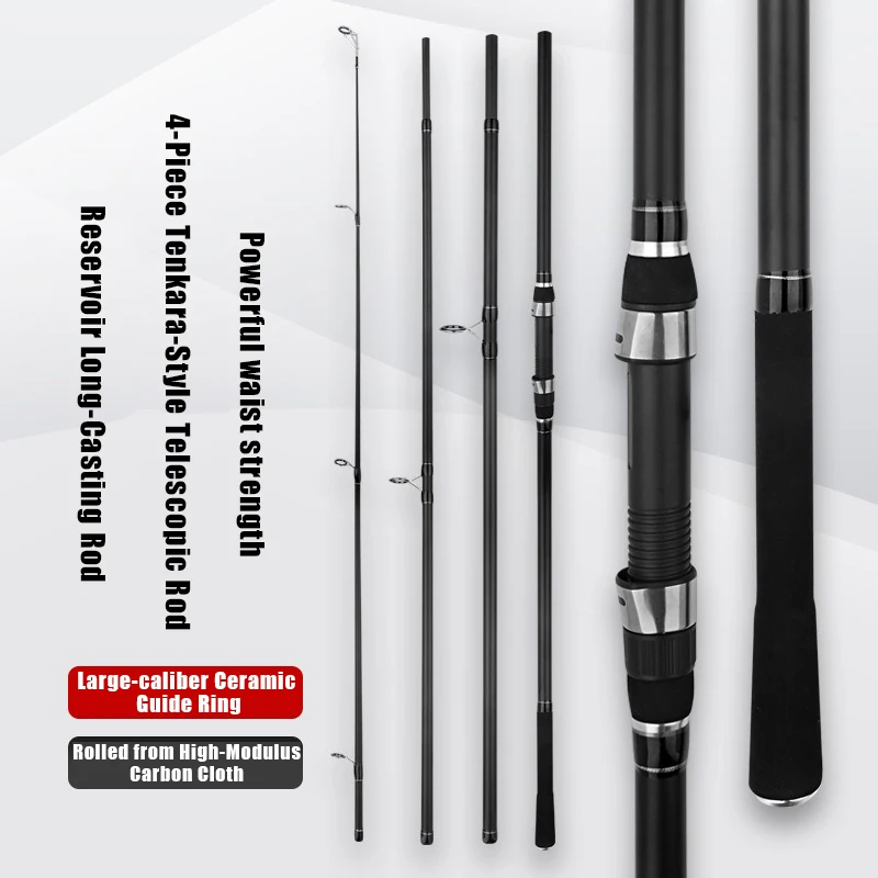 

3.0M 3.6M 3.9M 4 Pieces Carp Fishing Rod Spinning Travel Surf Rod 30-150g Carbon Distance Throwing Freshwater Saltwater Rod