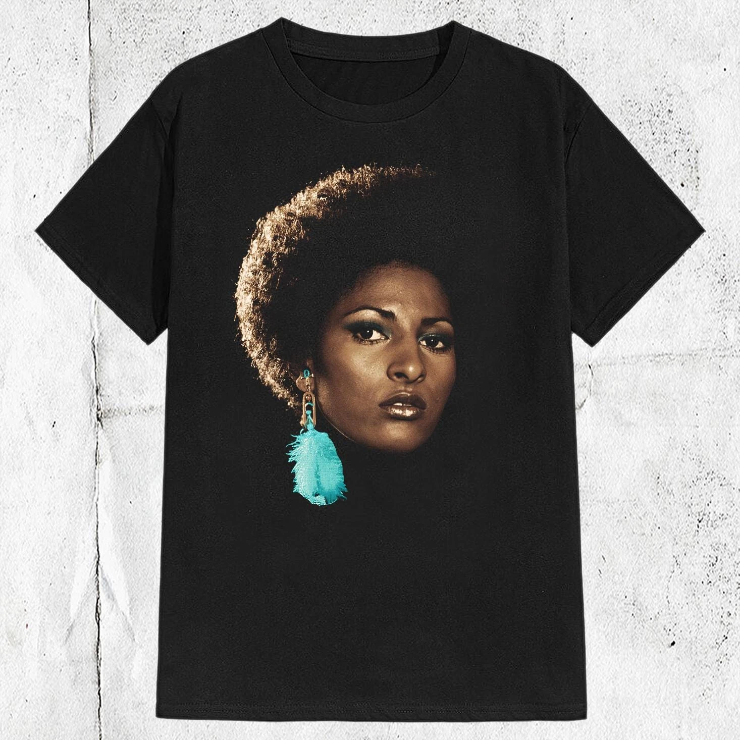 Camiseta de la película Jackie Brown, de los años 80 y 90, con la imagen de Pam Greer, camiseta de estilo urbano, prenda de vestir para el día a día de los hombres.