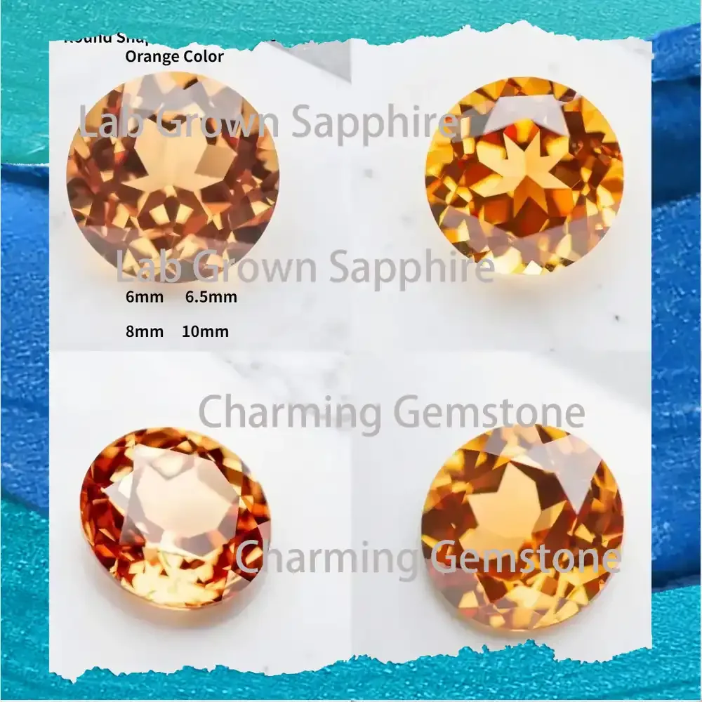 

Lab Grown Green Sapphire Round Cut Loose Gemstone for Jewelry Making Craft DIY Engagement Ring Setting Lab Created Sapphire