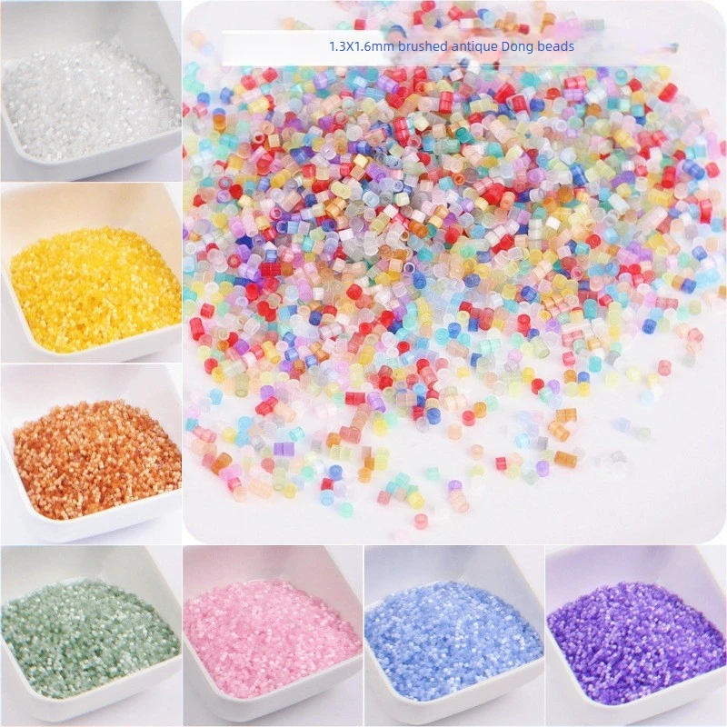 1,6mm Super Exzellente Katzenauge-Glasperlen mit Gebürsteter Antik-Optik DIY Handgefertigte Perlen-Accessoires