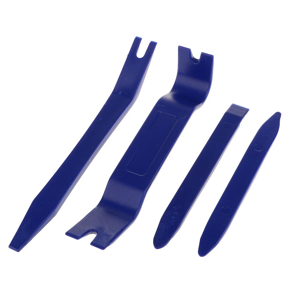 

Car Auto Body Automobile Disassembly Dash Removal Kit Panel Removal Tool Trim Removal 4pcs Audio Radio Removal Door Panel