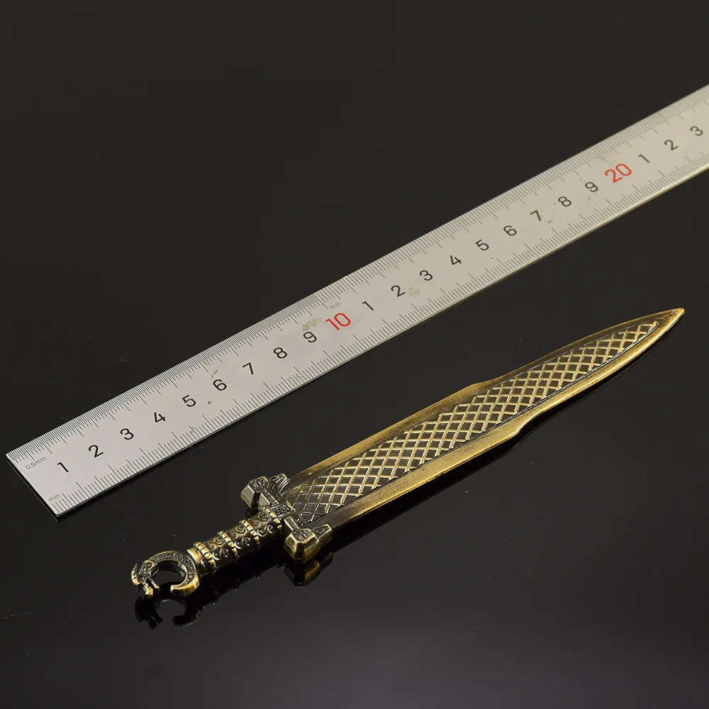 18cm 진 전설의 전설 애니메이션 무기 주변 장치 Tài Ē 검 장난감 그림 모델 모든 금속 장식 칼 컬렉션