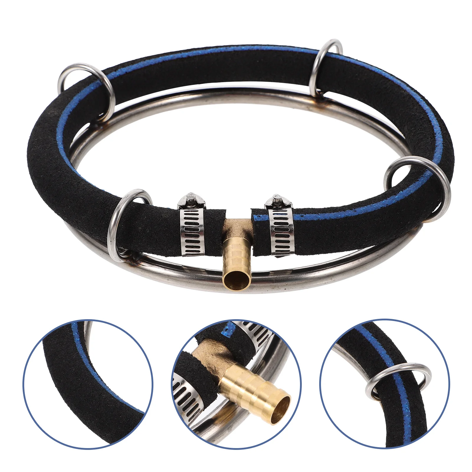 

Stainless Steel Bubble Stone Pump Panel for Aquarium Pond Oxygenation Extra Fine Micro Bubble Diffuser