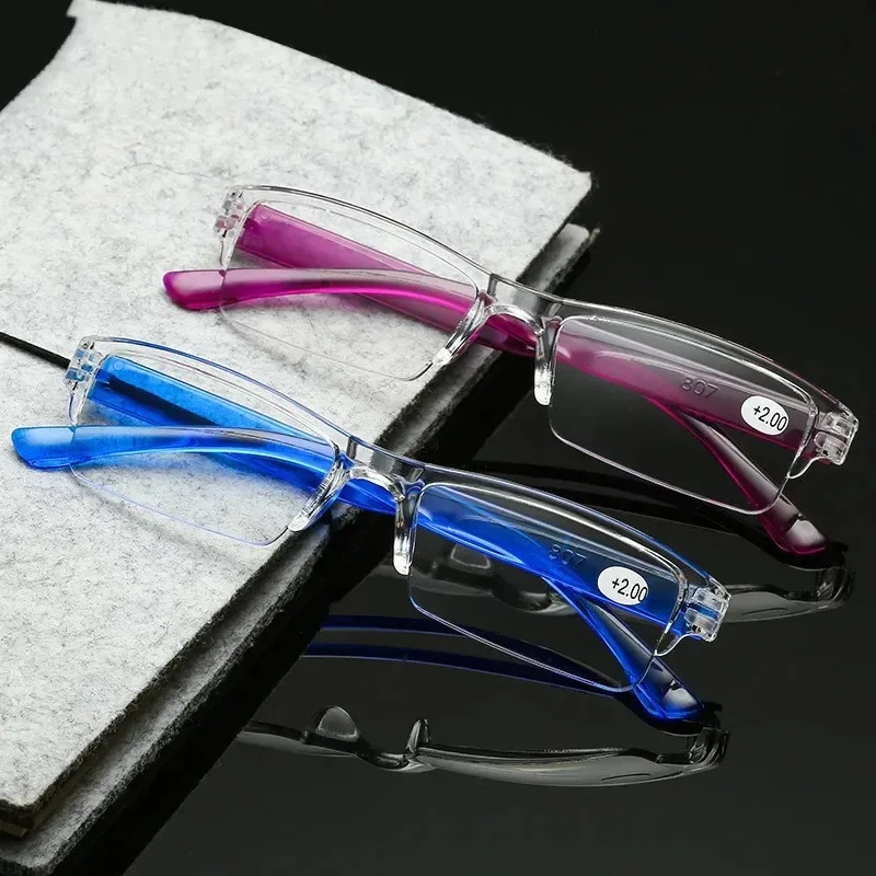 Portable Ultra Light Reading Glasses Degree +1.0 To +4.0 for Male Female Presbyopic Eyeglasses Small Square Eyewear  ﻿