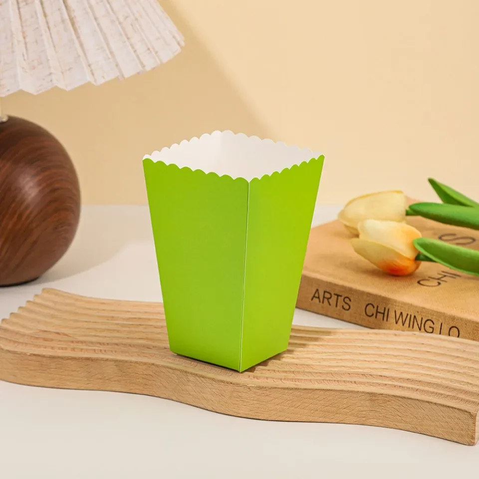 20/50/100 teile/los Popcorn Boxen Einfarbig Thema Party Dekoration für Kinder Alles Gute Zum Geburtstag Weihnachten Hochzeit Party liefert – Detail 9