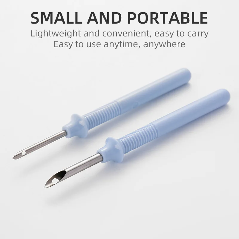 

3.5mm/5mm Punch Needle DIY Tool Embroidery Stitching Needles Practical Threader Guide DIY Craft Tool Sewing Supplies 재봉
