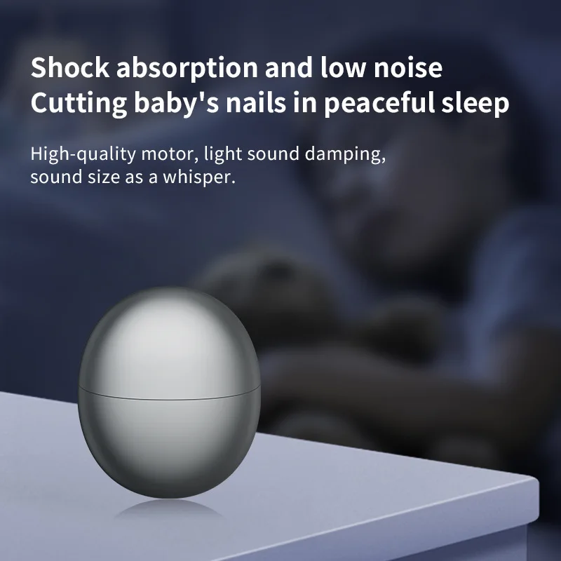 2 In 1 Automatic Electric Nail Clipper With LED Light Rechargeable Finger Toe Scissors Adult Baby Electric Manicure Tool