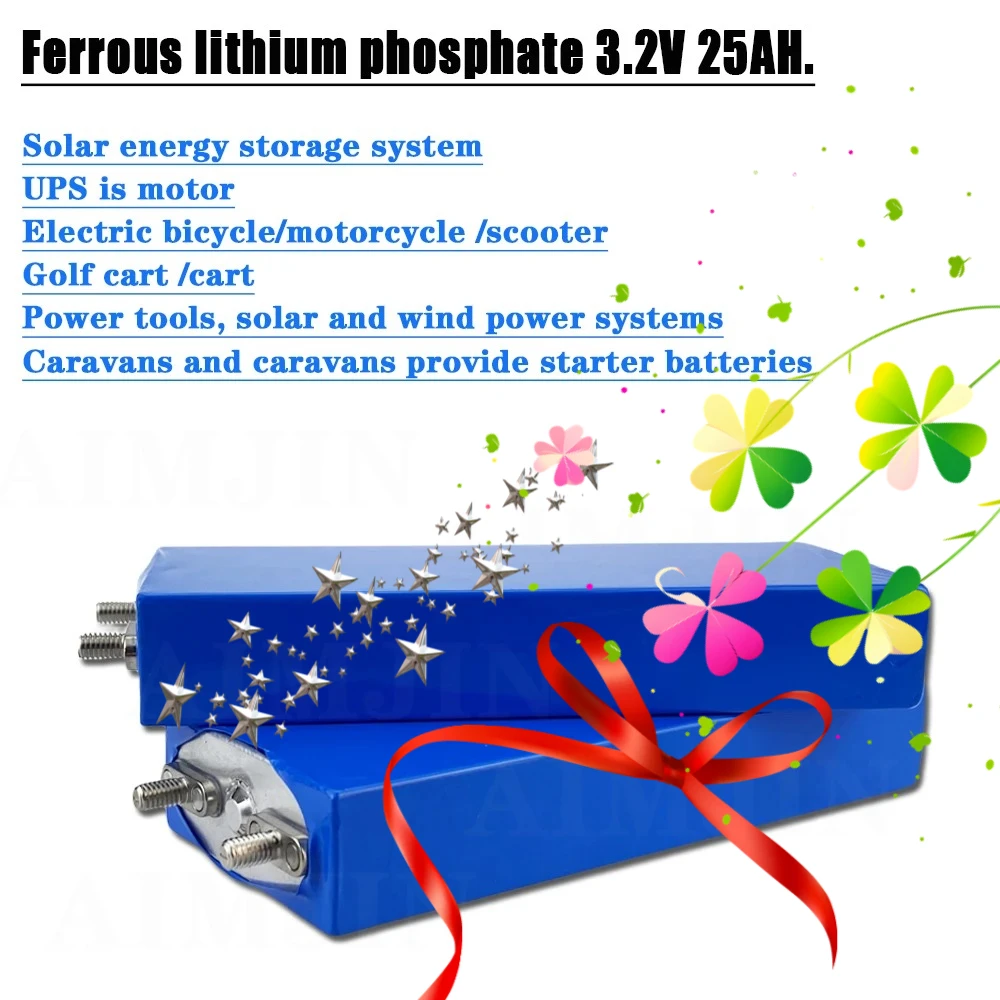 DIY 2026 New 3.2V Lifepo4 High power 12Ah 25Ah 40Ah 75Ah BRAND NEW GRADE A Rechargeable Motorcycle Cells Battery Pack