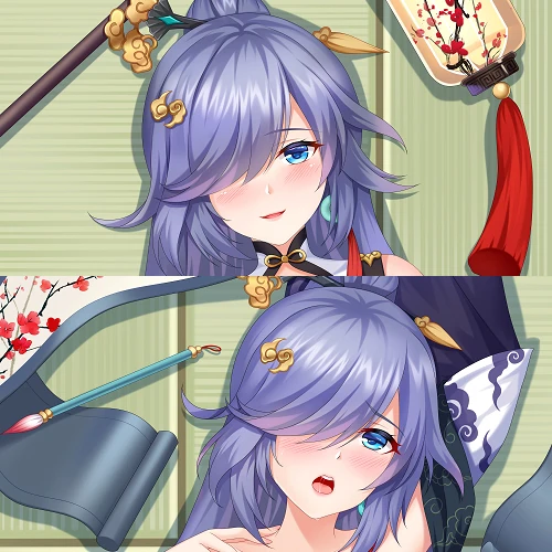 Honkai Game Impact 3 Fu Hua Dakimakura Hugging Body Pillow Case Japanese Otaku BL Pillowcase Cushion Cover Decor Xmas Gift YMGF