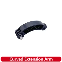 Curved Extension Arm Pivot Adjustable Mount Monopod Bracket for GoPro Hero 13 12 11 10 9 8 insta360 SJCAM DJI Osmo Action Camera