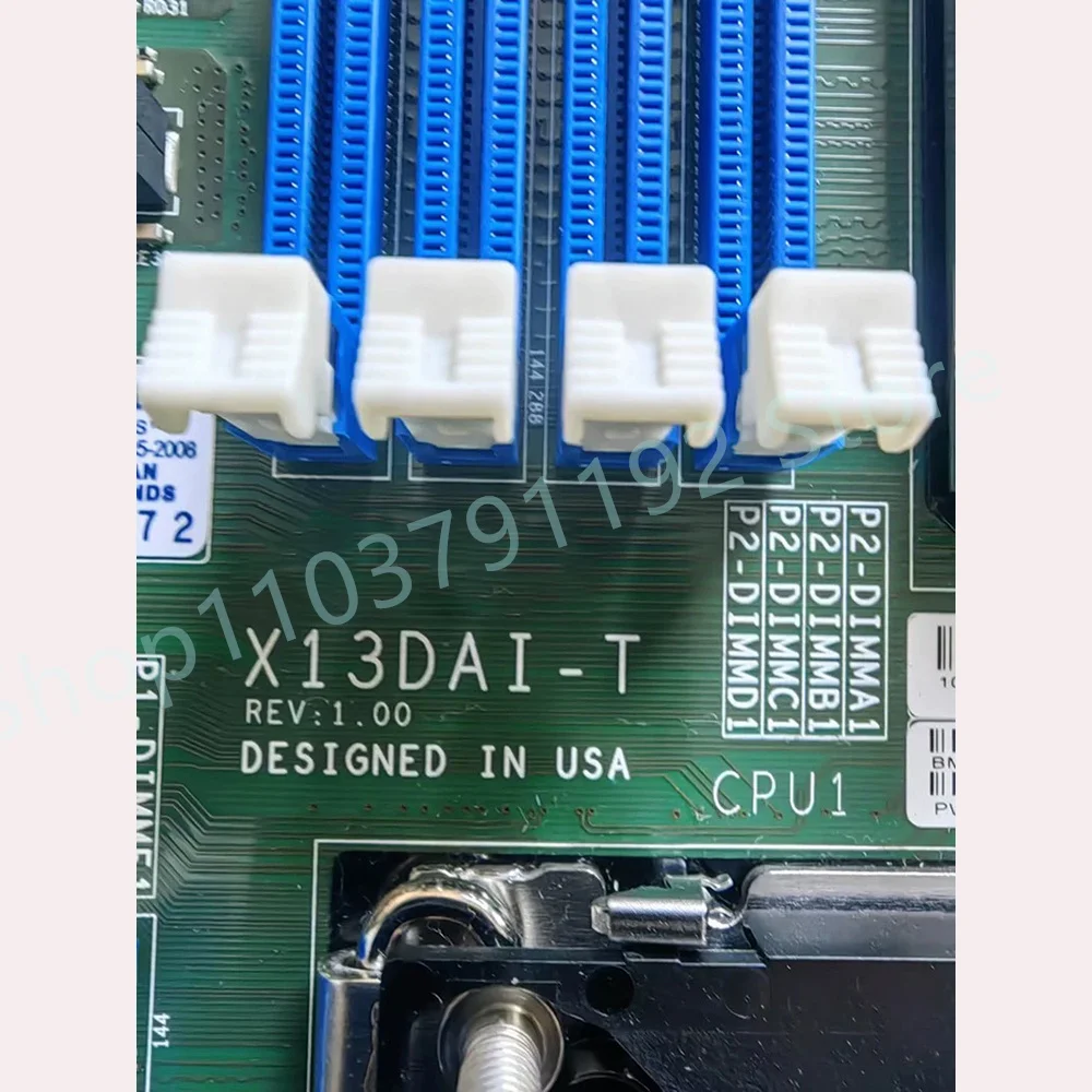 

Two-way Workstation Motherboard 4677 Pin 350W Power Consumption C741 Chipset Supports DDR5 X13DAI-T