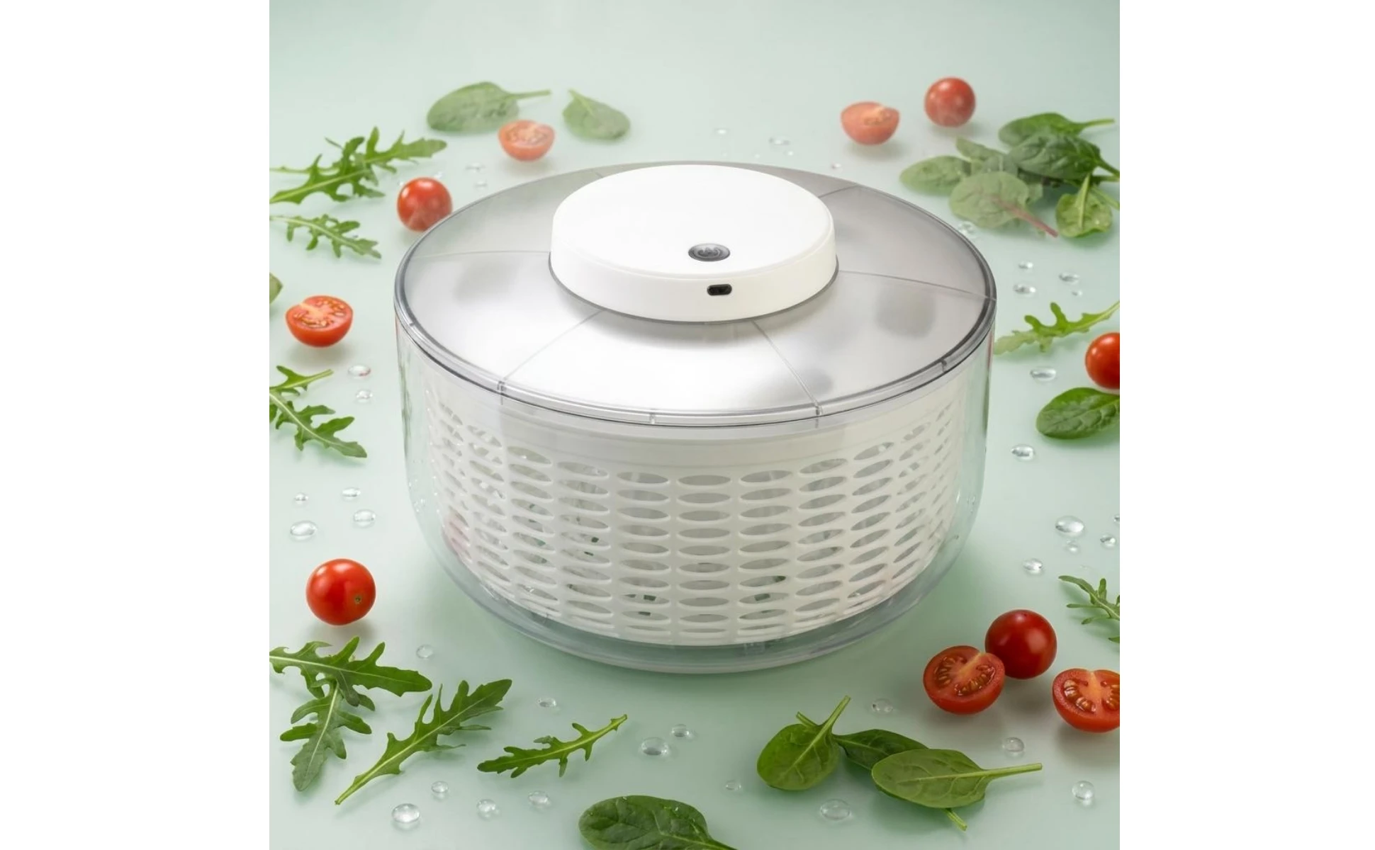 Electric Salad Dryer Perforated Vegetable Dryer Dewatering Basket Compact Food Prep Tool Countertop https://ae-pic-a1.aliexpress-media.com/kf/S0ec5ad1b69b4487093b16ab0c9a6f1edL.jpg