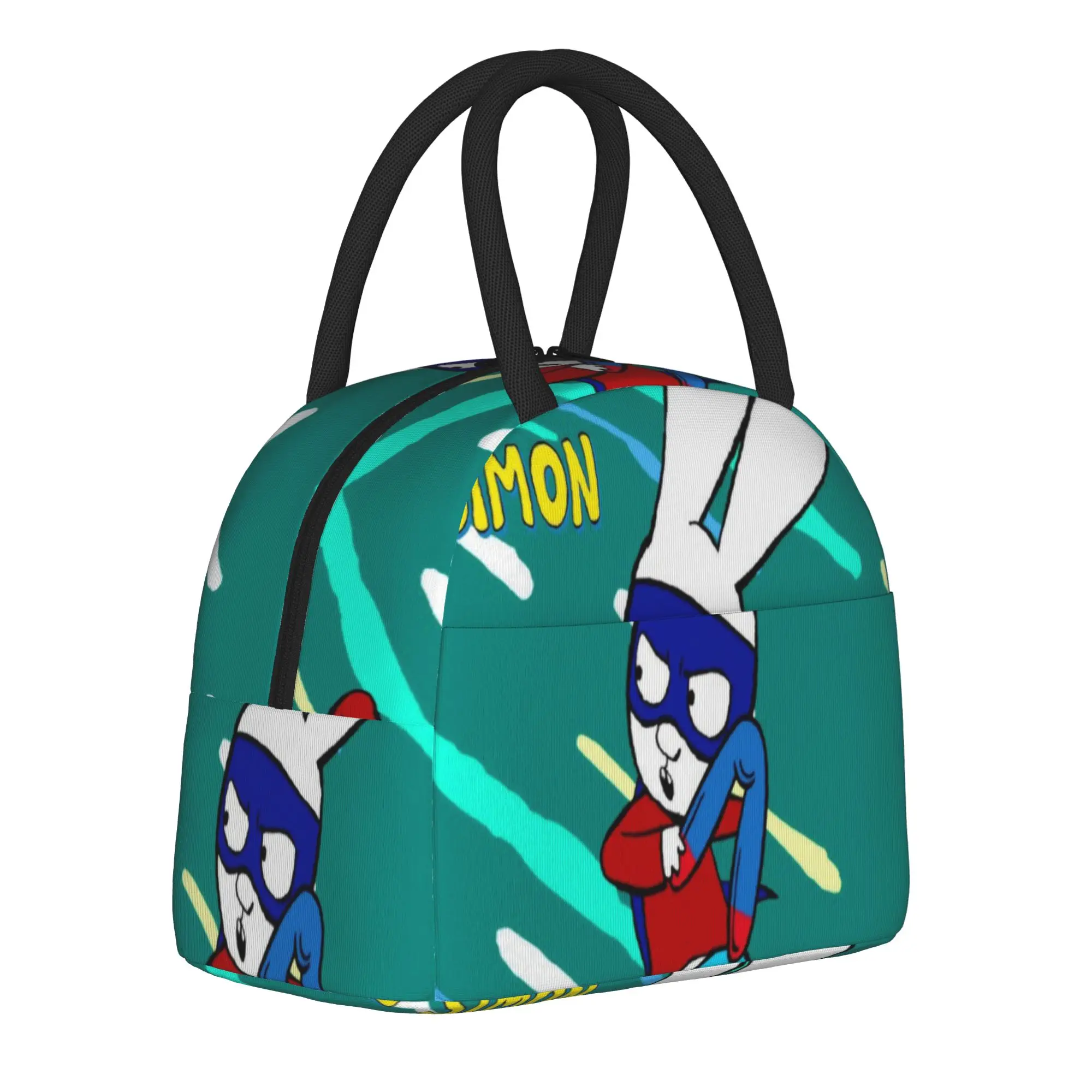 Insulated Lunch Bag Simon Super Rabbit Merch  Storage Food Box Y2K Cooler Thermal Lunch Box For Office