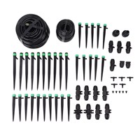 30m DIY Drip Irrigation Kit, 75% Water Saving, Adjustable Nozzles, Easy Install for Gardens