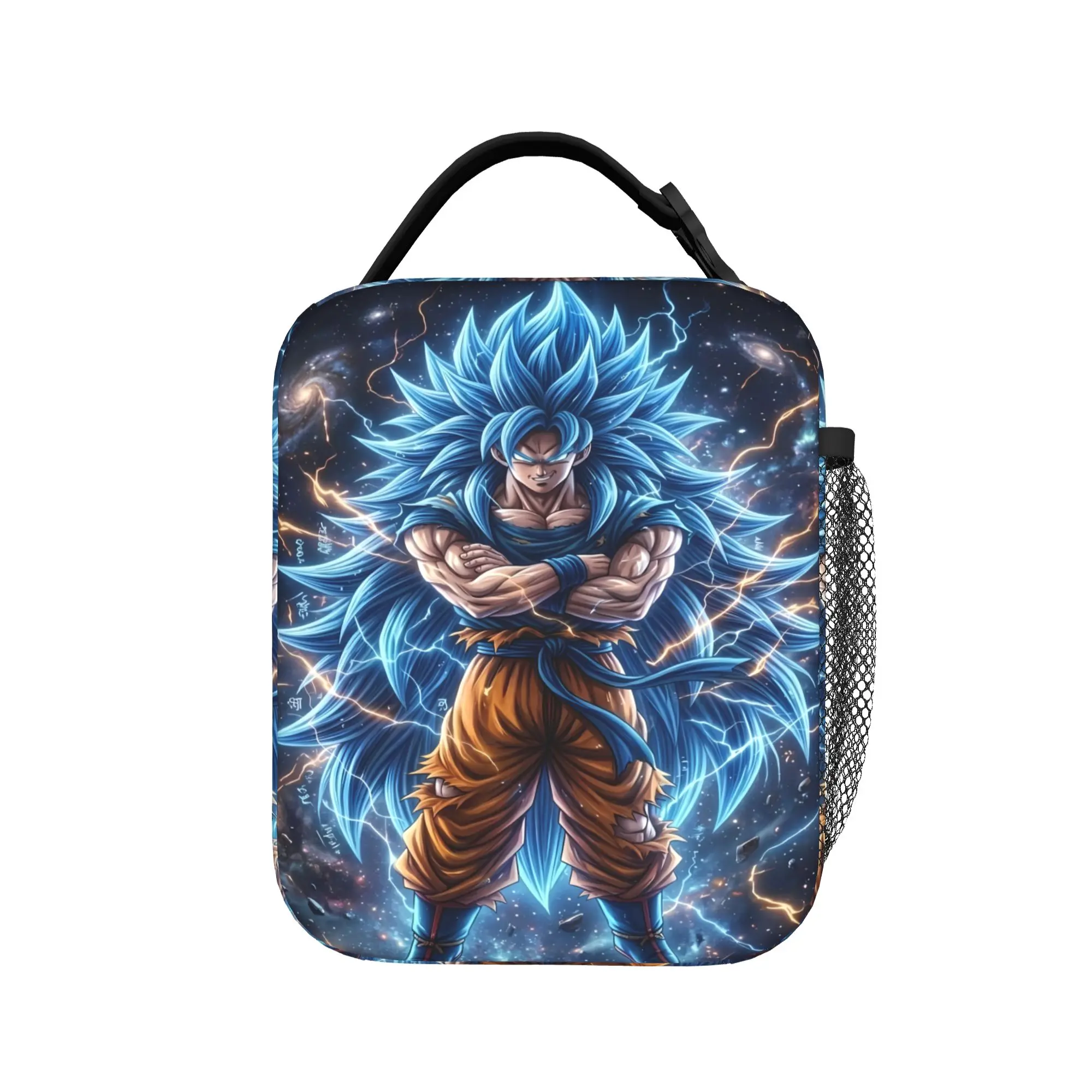 Back To School Dragons Ball Anime Song Goku Lunch Bag Fashion Picnic Lunch Box Graphic Portable Cooler Bag