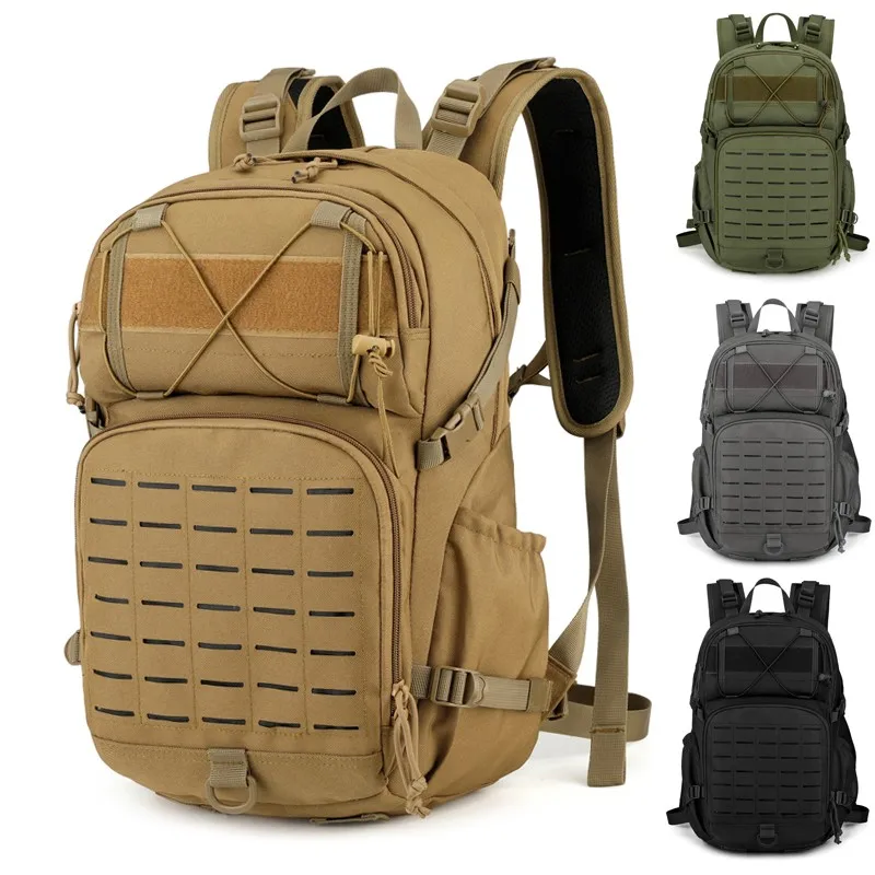 

Мужской тактический походный рюкзак для альпинизма, вместительный походный рюкзак для кемпинга, мужской рюкзак для выживания на природе, светоотражающая рыболовная сумка