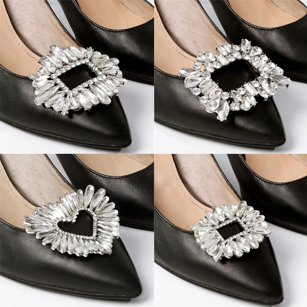 

1PC Women High Heel Wedding Charm Buckle Shiny Clips Clamp Shoe Decorations Clip