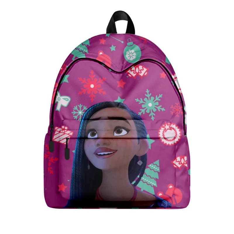 New Disney Wish zaino Kawaii Asha Princess zaino zaino per studenti di grande capacità borsa da viaggio per cartoni animati regalo di compleanno per