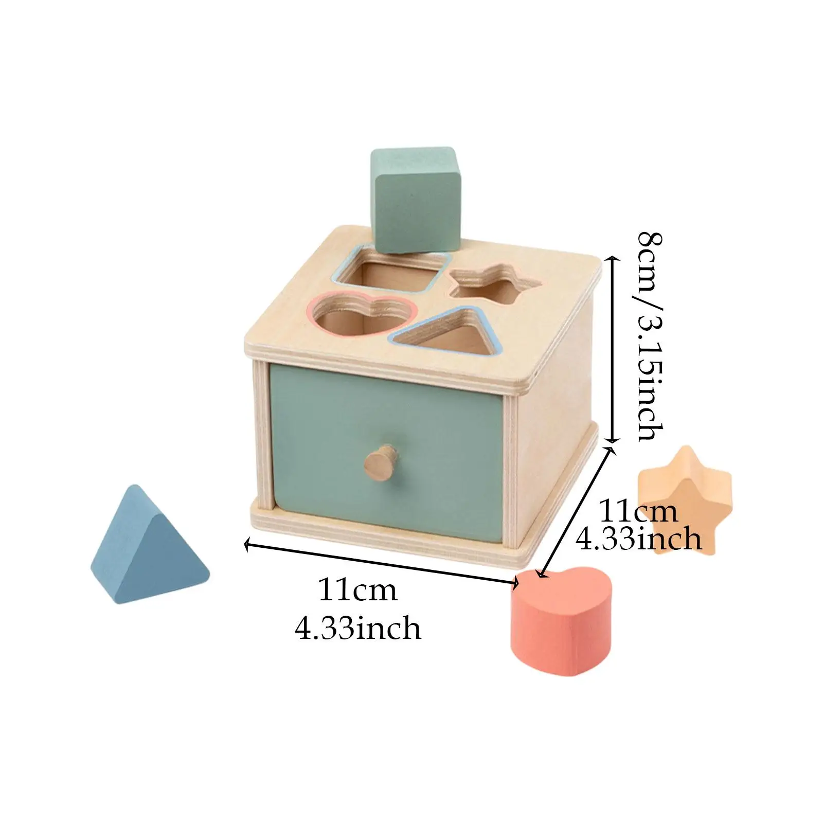Boîte de consistance d'objets, bois, éducation précoce, trieur de formes de couleurs, jouets assortis pour enfants, garçons et filles, cadeau pour enfants