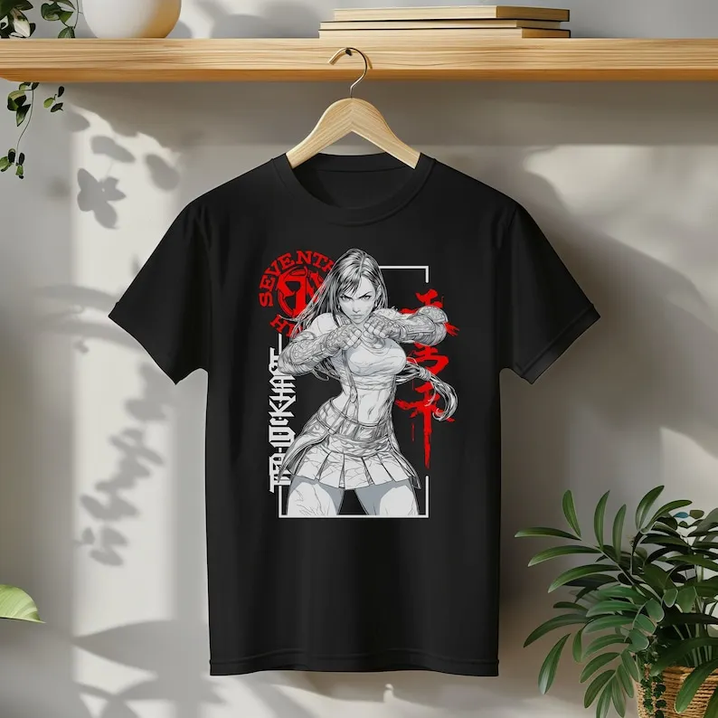 FINAL FANTASY 7 Tifa Lockhart Anime T Shirt Tifa  Gifts for Gamers Stylish Japanese Shirt Final Fantasy