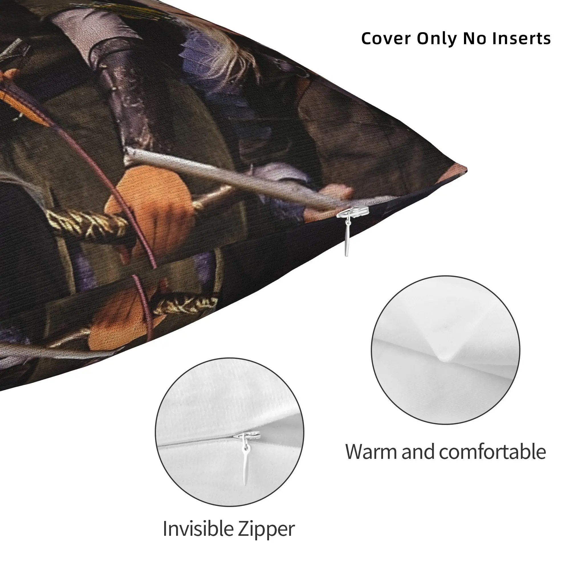 L-Lords Of The R-Rings Legolas Kissenbezug, bedruckter Polyester-Kissenbezug, Dekoration, Dekokissenbezug für Zuhause