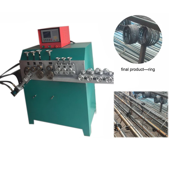 Servo CNC Ring Making Machine Multi Specification Iron Wire Coil Forming Machine Industrial Metal Bending Equipment