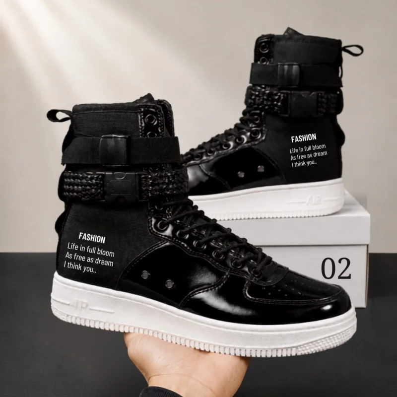 New Model Paris Fashion Week Fashion Show Shoes - Thick-Soled and High-Riding Shoes for Men - Men's Personalized Trendy Shoes
