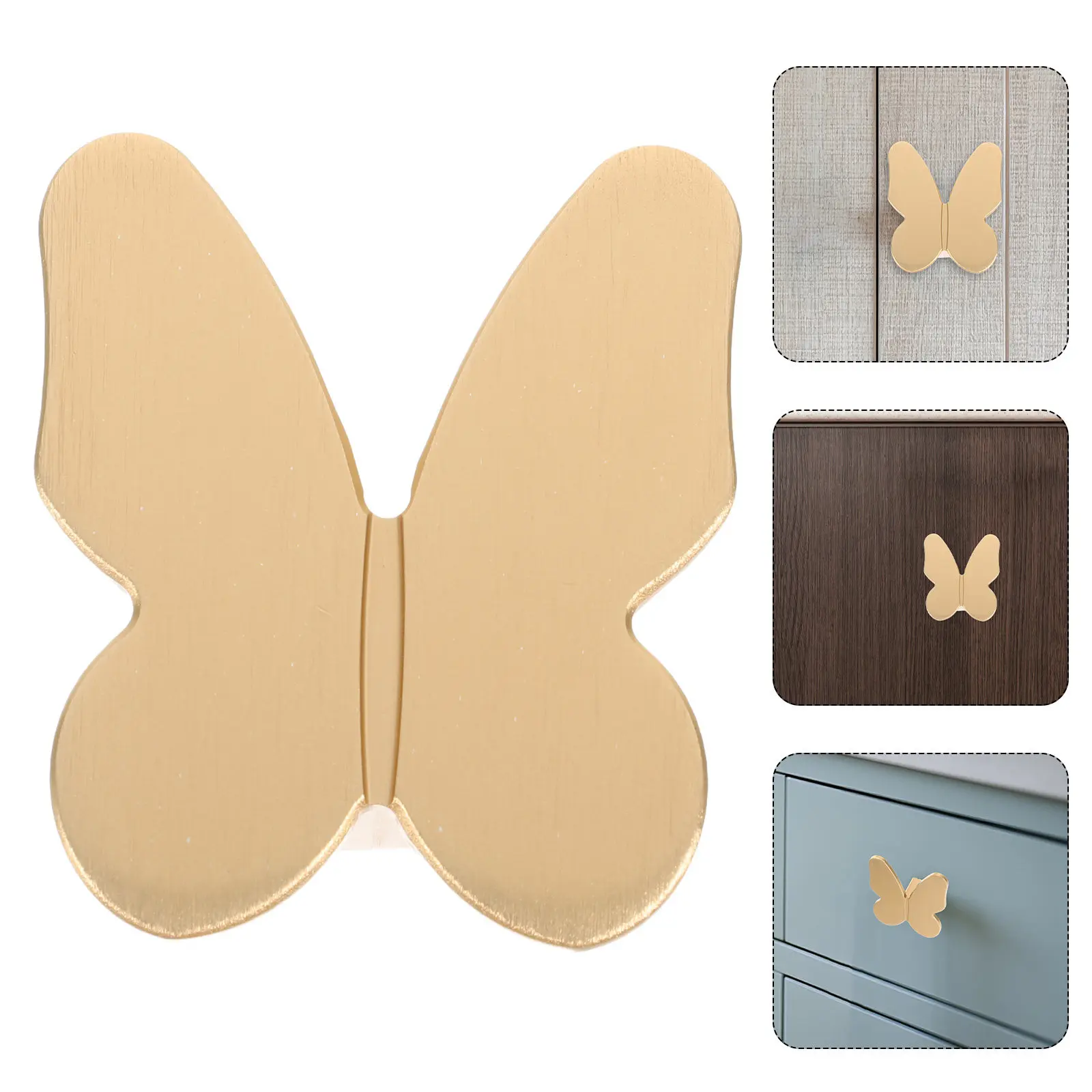 

Butterfly Handle Cute Metal Knob For Children's Room furniture, wardrobes, cabinets, Shoe cabinets, drawers, Cabinet Door Handle