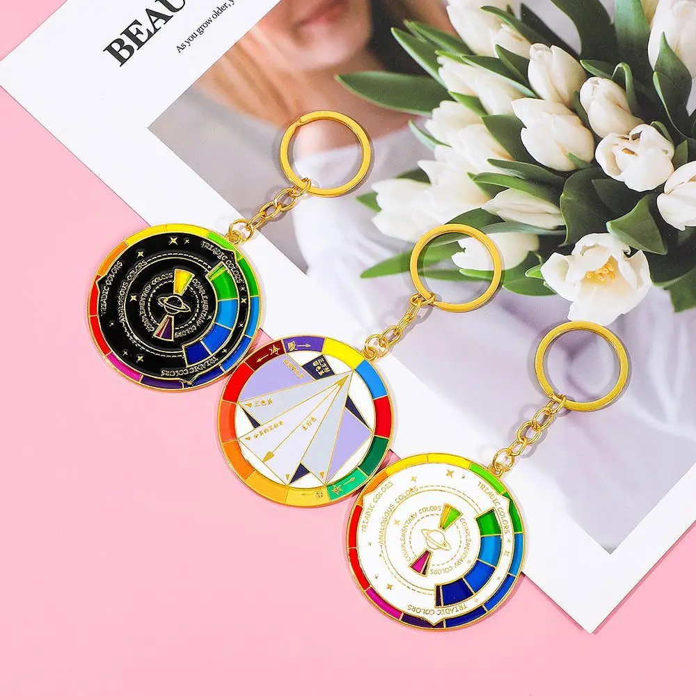 Новый вращающийся брелок с цветным колесом, соответствующий цвету, сохранит ваш кулон-брелок с проблемным цветом