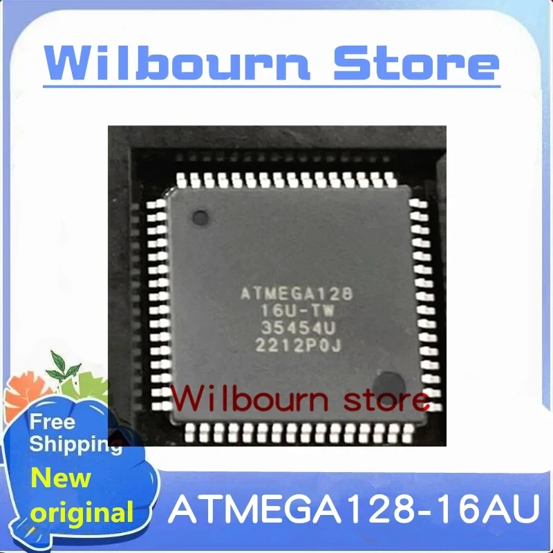 10PCS~100PCS/LOT ATMEGA128-16AU ATMEGA128 16U-TW TQFP64 100% New original