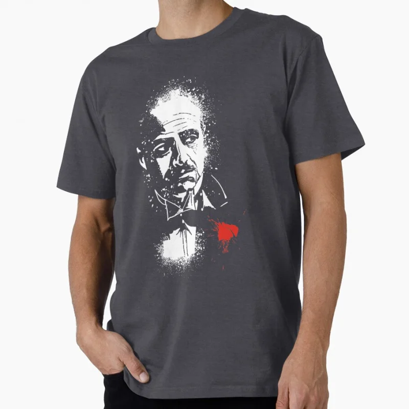 The offer Funny Gift shirt for man The Godfather Retro film Graphic Clothes 100% cotton print Tee All size Tops S-6XL