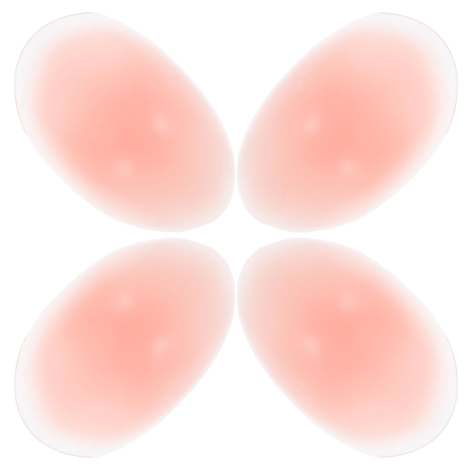 

2 Pairs Anti-slip Shoulder Pads Adhesive Enhancer Pure Silica Gel Women Lightweight Resilient Broaden Shoulder Shape