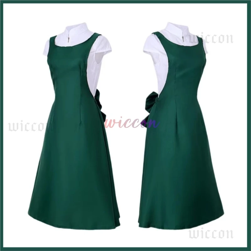 أنيمي اوزوماكي كوشينا تأثيري حلي شعر مستعار أخضر فستان طويل قميص موحد مجموعة كاملة الكبار امرأة مثير هالوين كرنفال البدلة