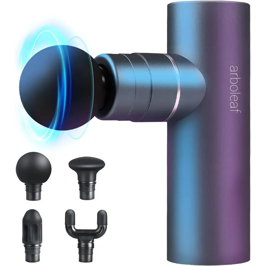 

Massage Gun Deep Tissue, FullMetal Electric Portable Hand Held Massager Gun for Back, Body Sore Muscles, Pain Relief, Gifts, Off