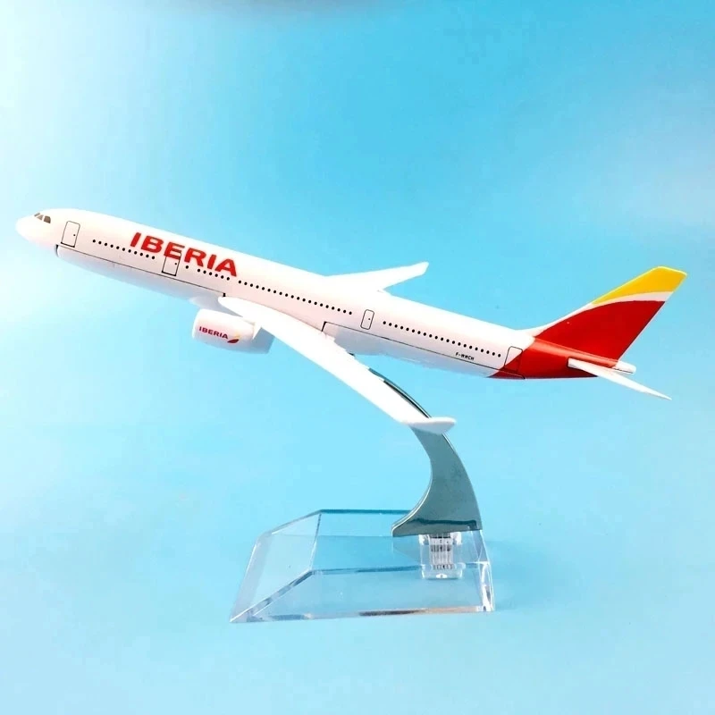 2024 NEW 16cm Iberia Airlines Airbus A330 Airplane Model Plane Model Aircraft Diecast Metal 1/400 Scale Planes Dropshipping