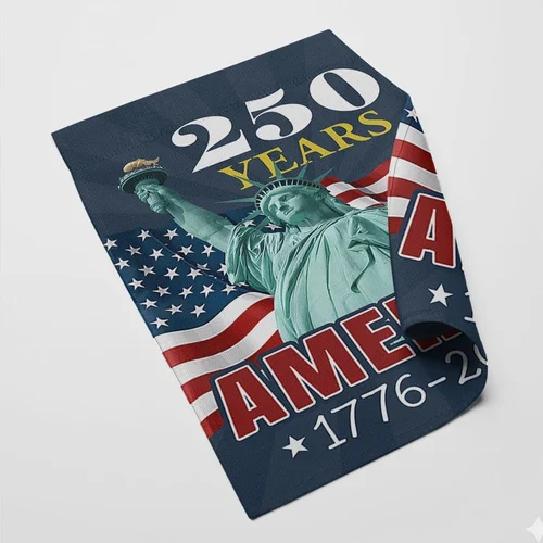 American 250 Garden Flag 12 X 18 Inch, USA 250Th Anniversary Patriotic Garden Fl XXM