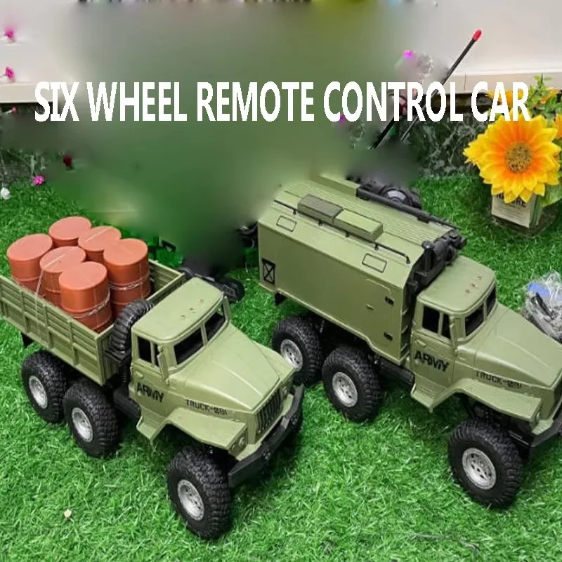 USB Rechargeable RC Simulation Truck, Sandpit Role Play Toy, Four-way Remote Model with Shock Absorbers & LED Lights