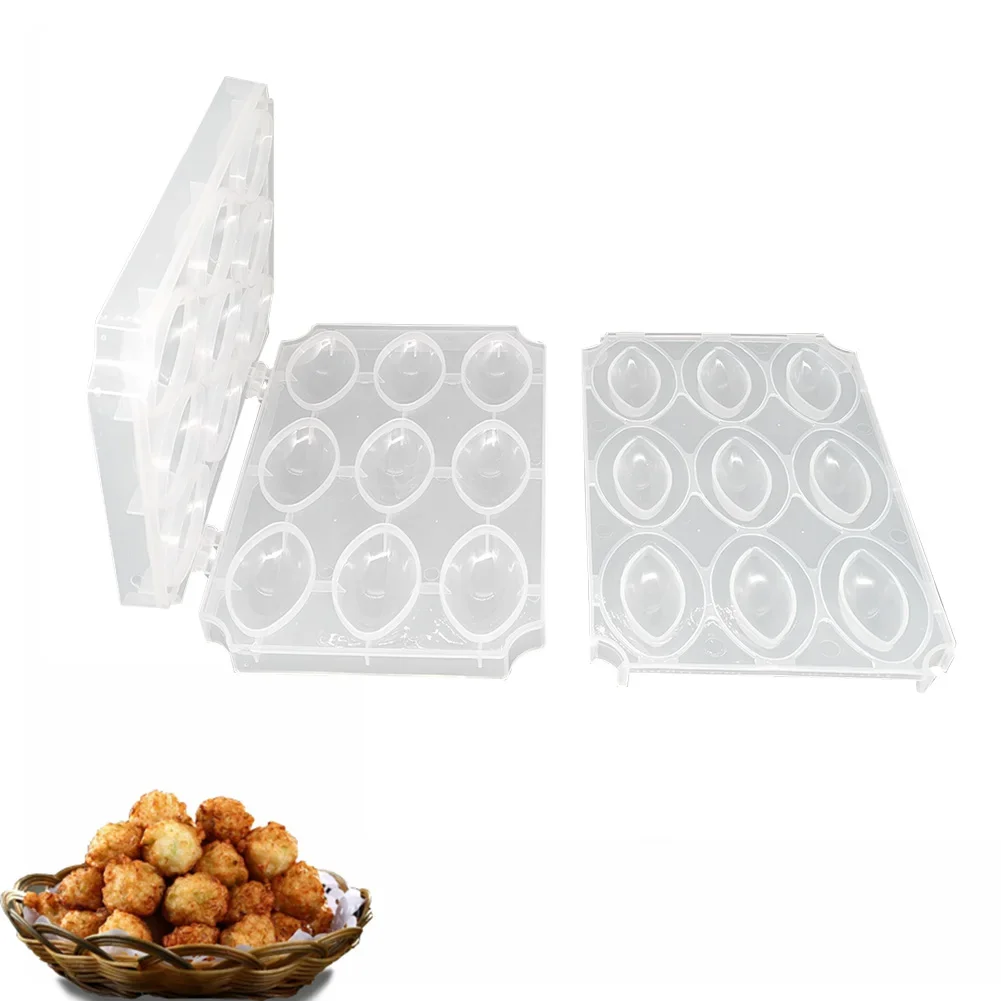 لحم معالج مفروم محشو ، قالب رغيف اللحم اليدوي ، صانع حلوى المطبخ ، 9 فتحات #6