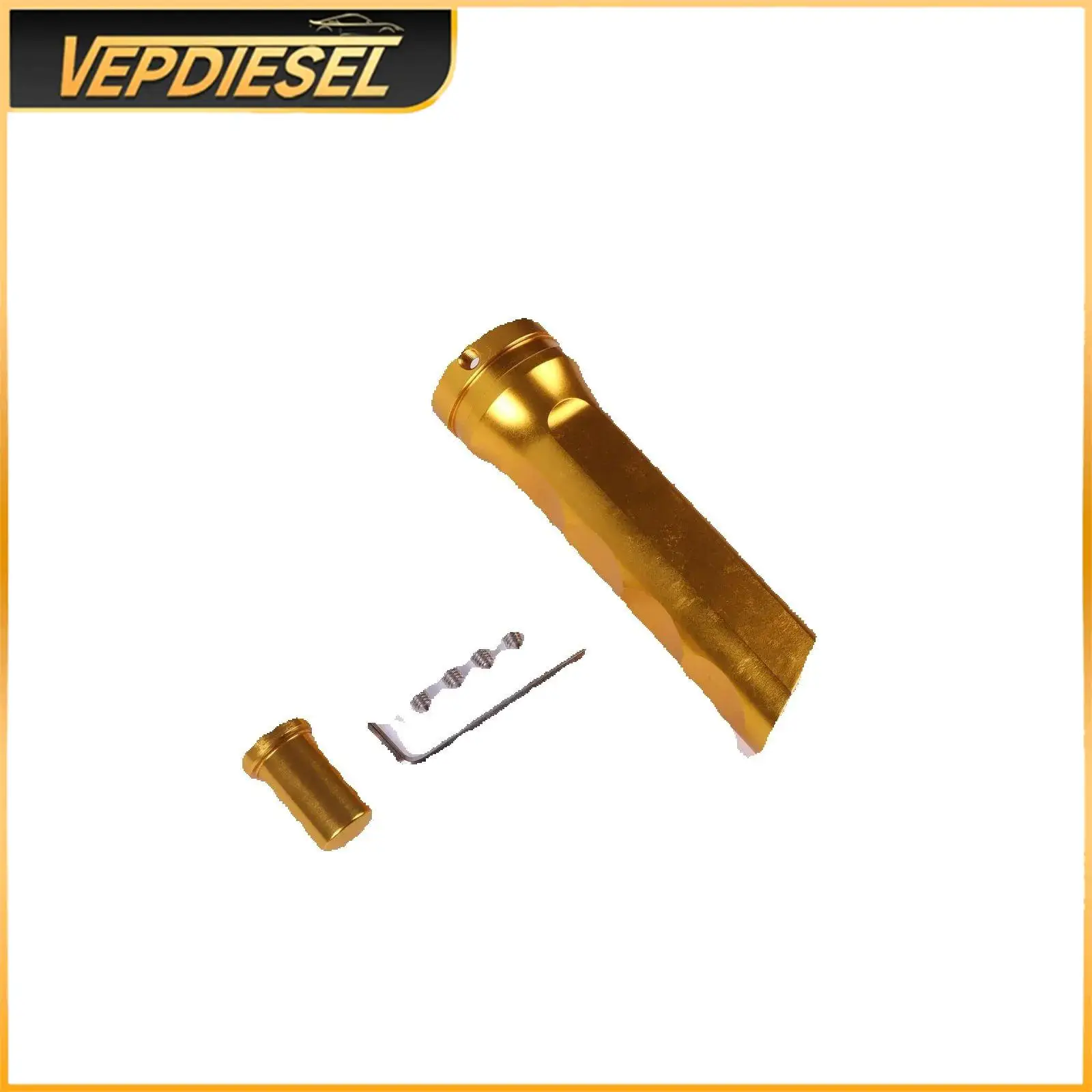 

Universal Aluminum E-brake Handle Sleeve Protector Cover for Racing Modification Gold