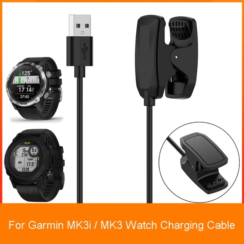 

Зажим для зарядного кабеля для Garmin MK3i/MK3 зарядный шнур док-станция кабель для умных часов Длина 100 см зарядное устройство