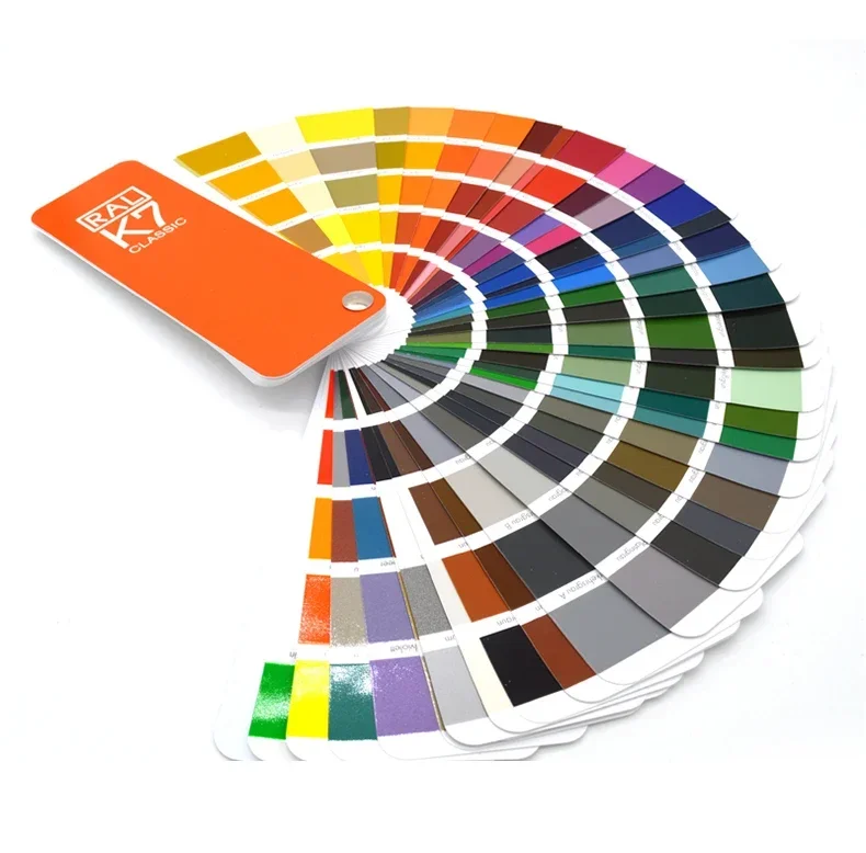 

2023 new original German RAL color card international standard Ral K7 paint color card 216 ribbon gift box