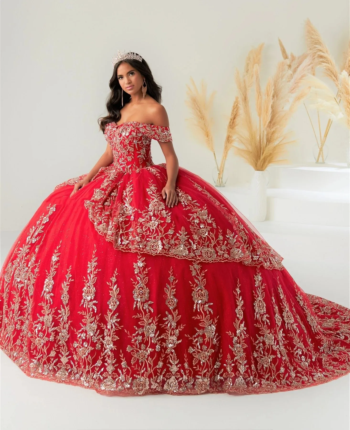 Sky Blue Charro Quinceanera Dresses Ball Gown Off The Shoulder Tulle Appliques Puffy Mexican Sweet 16 Dresses 15 Anos