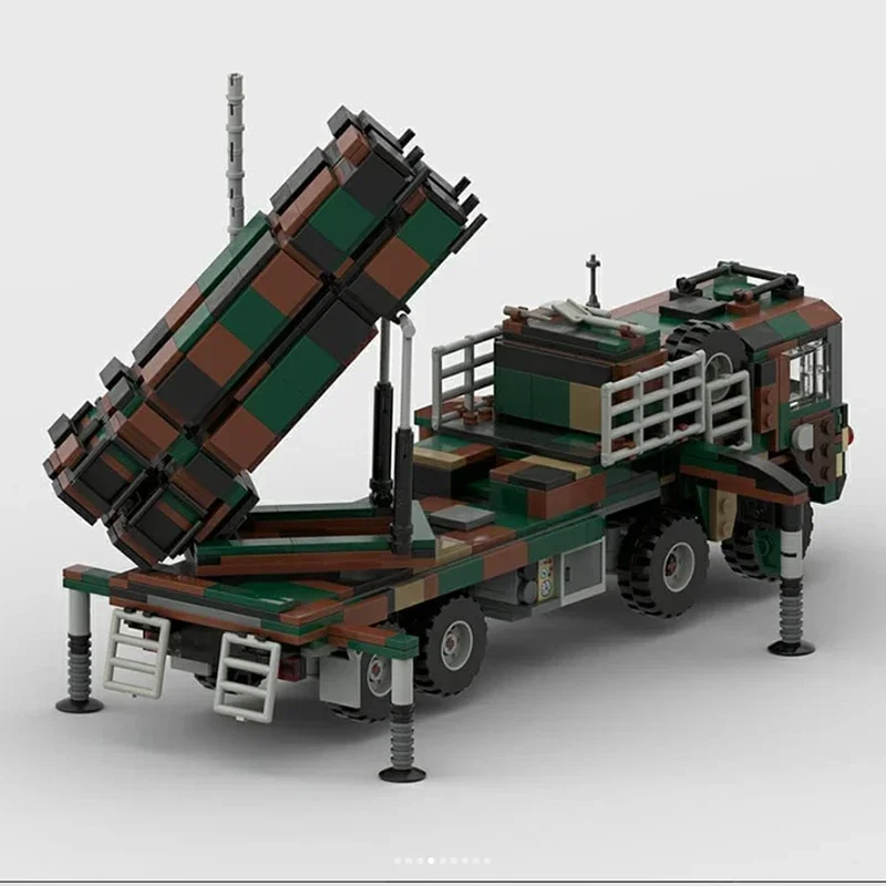 Moc Building Bricks Military Model  Mim-104 Patriot Sam 1:34 Technology Modular Blocks Gifts Toys For Childen DIY Sets Assembly