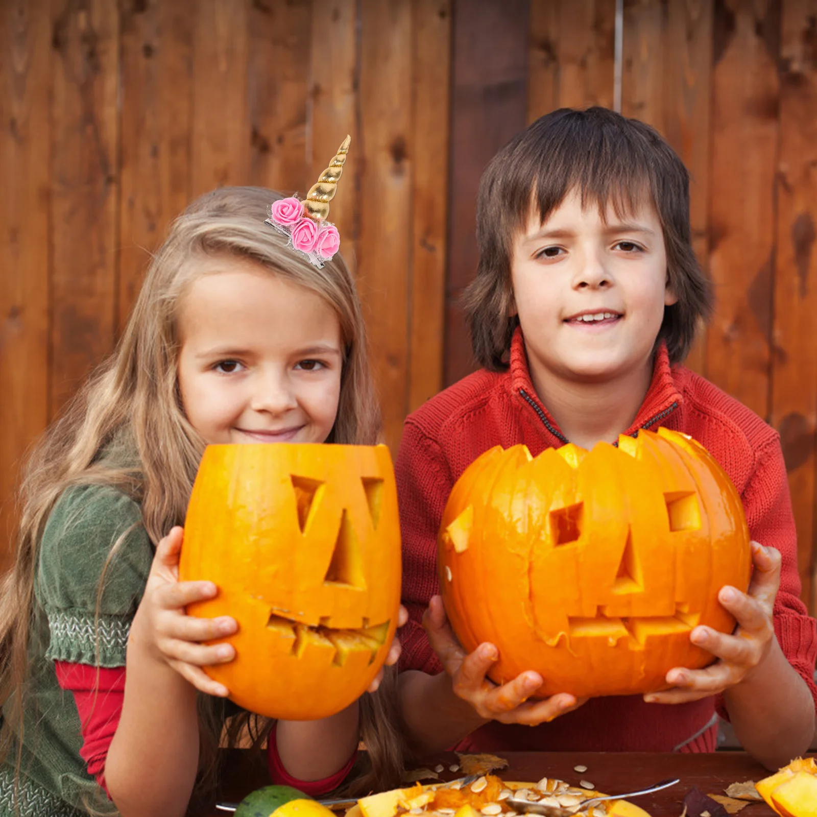 

2Pcs Unicorn Horn Hair Clips Shiny Cartoon Style Perfect for Kids Birthday Party Hair Accessories Baby Girls Hairpin